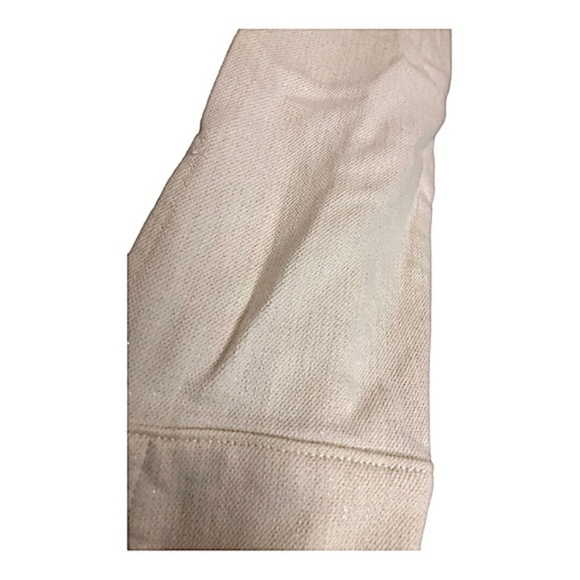 Lee union alls cream gold shimmery overalls jumpsuit unionsuit size large new - Picture 15 of 15